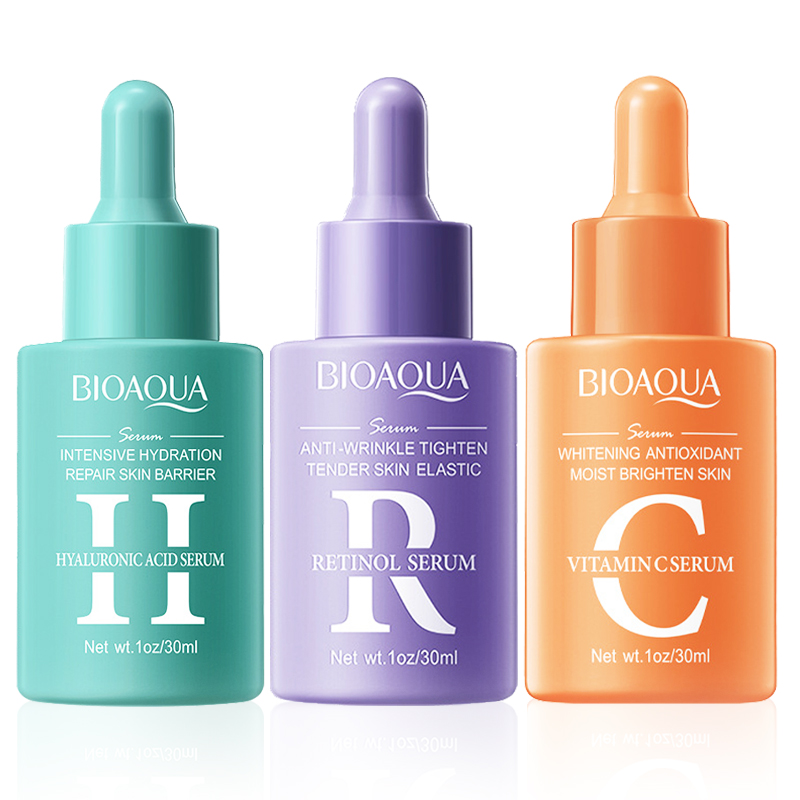 Retinol Vitamin A Cream - 1/3 Buah BIOAQUA Serum Asam Hyaluronik