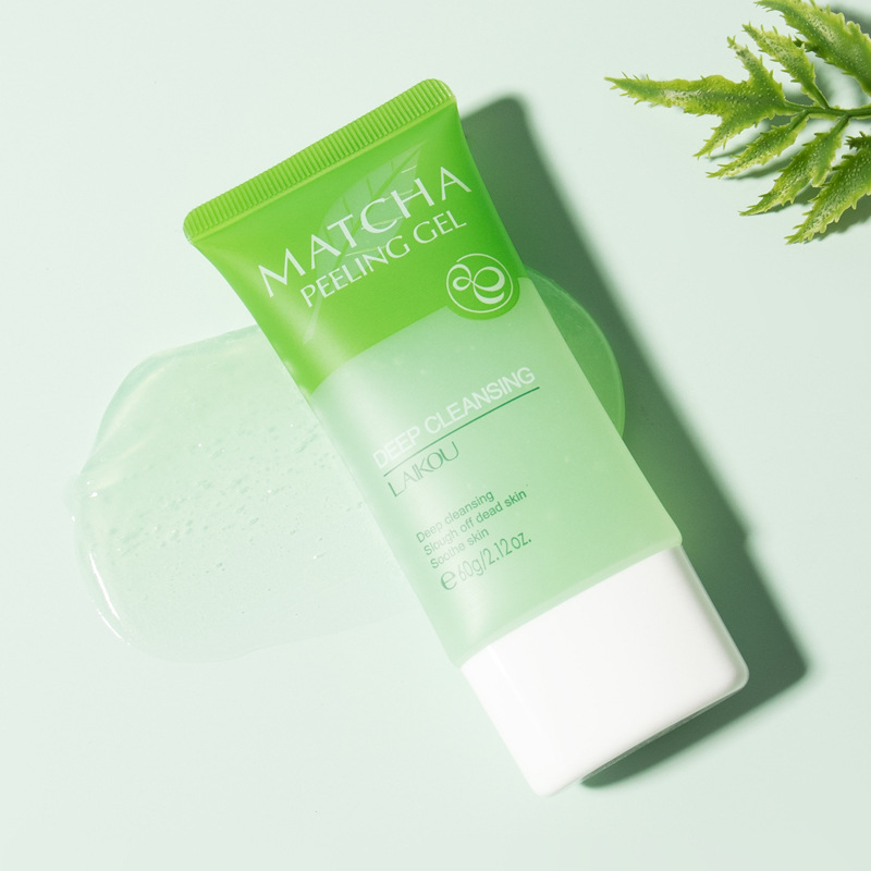 Aha Bha Exfoliant - LAIKOU krim perawatan wajah, Matcha, Scrub