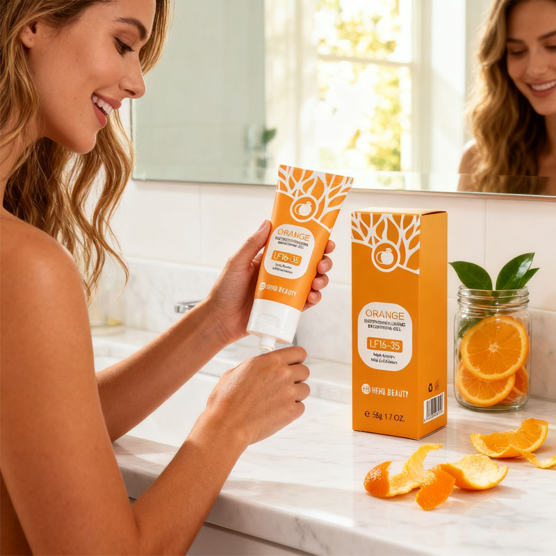 Aha Bha Exfoliant - Gel Pengelupas Enzim Jeruk Pencerah Pembersih
