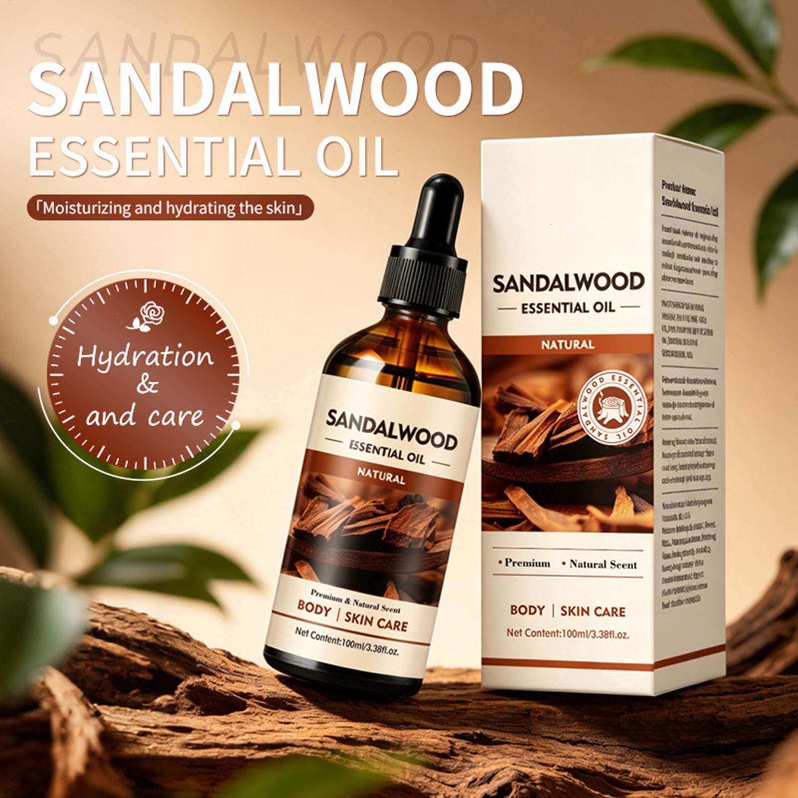Skincare Natur E - Minyak Wangi Kayu Cendana 100ml Minyak