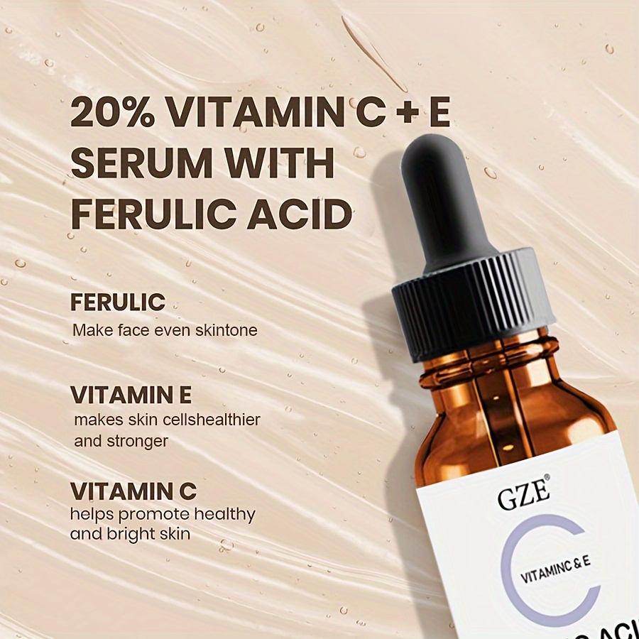 GZE feric Serum Wajah dengan V - Ferulic Acid Serum ulasan dan harga
