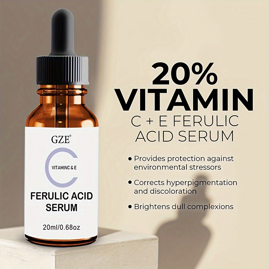 GZE feric Serum Wajah dengan V - Ferulic Acid Serum ulasan dan harga