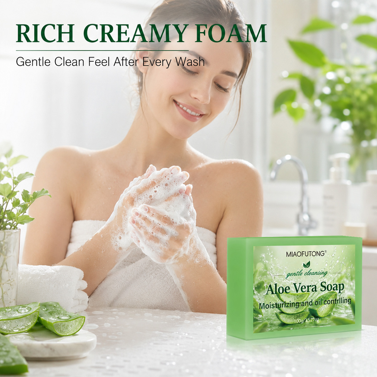Sabun Minyak Esensial Aloe Ver - Skincare Qv ulasan dan harga